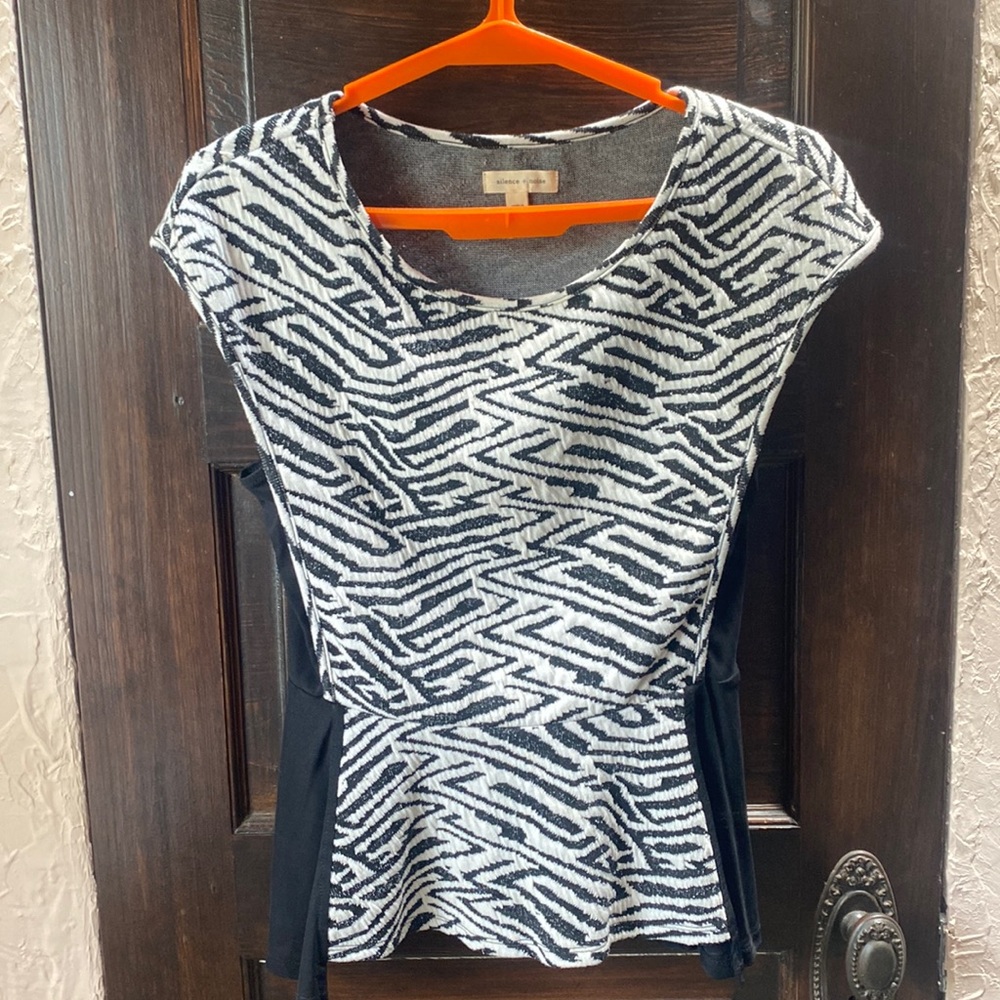 Urban Outfitters zebra print top